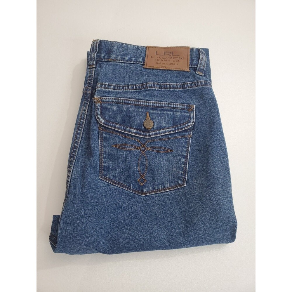 Lauren Ralph Lauren Women's Jeans, Petite‎ 10, Blue